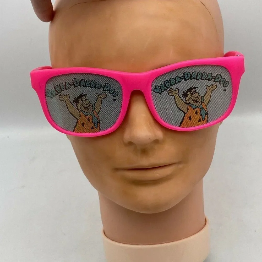 VTG Sunglasses Flintstones Yabba Dabba Doo 1991 Universal Studios Hanna Barbera